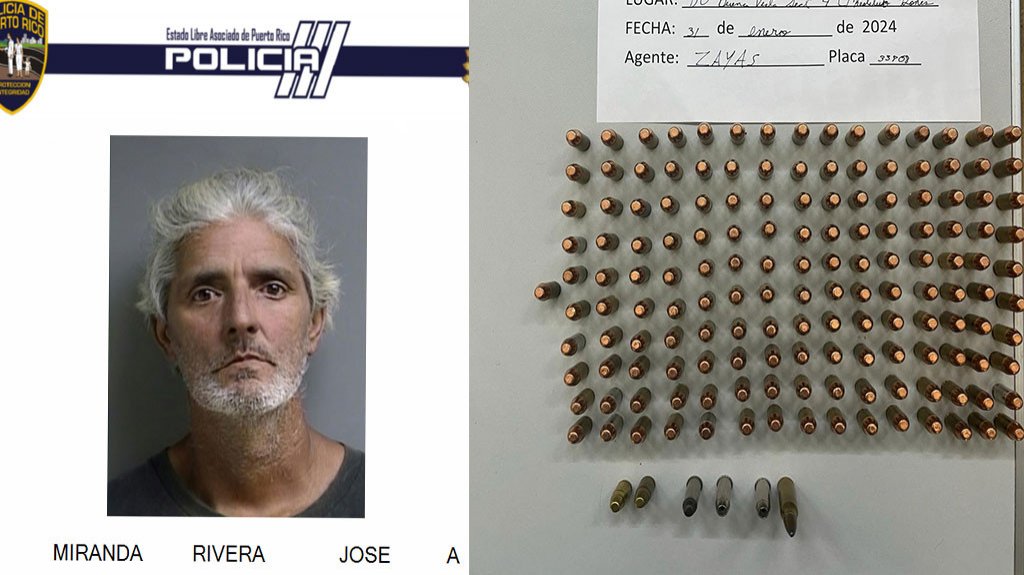  Arrestado con municiones durante allanamiento en Cayey 