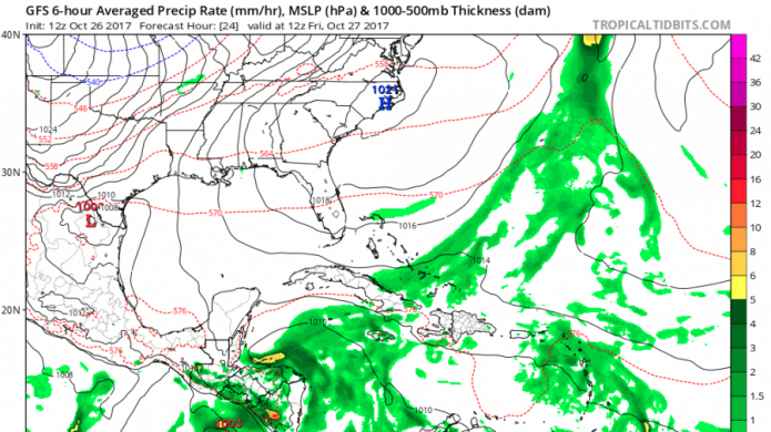 Mayor potencial de aguaceros hasta el sÃ¡bado 