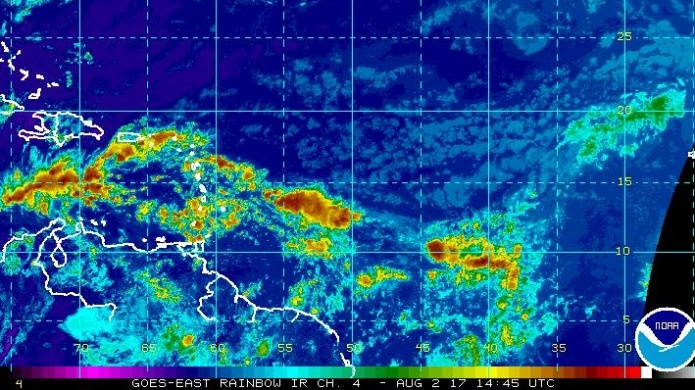 Tiempo inestable por el paso de onda tropical.
