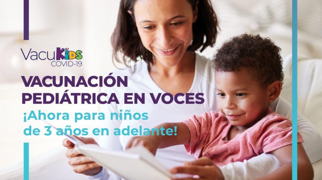 Amplían edades para vacunación contra en VacuKids de VOCES 