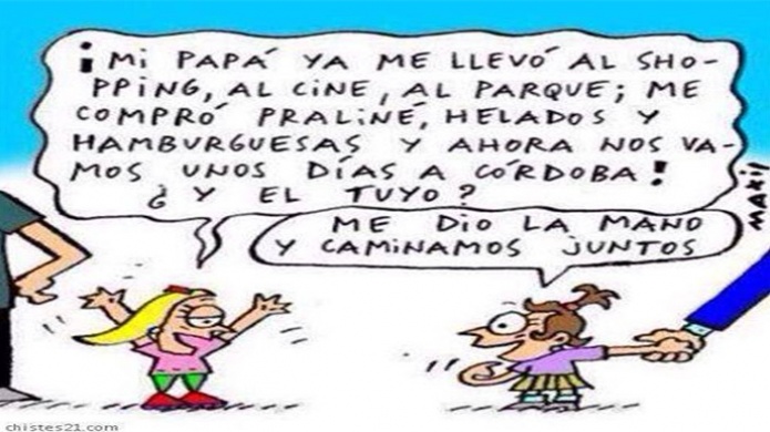 En lo mas simple esta la felicidad de un Hijo