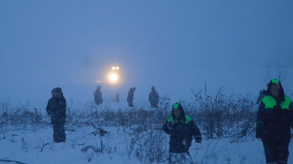  VIDEO: El momento en que se estrella el avi&oacute;n ruso&nbsp; 