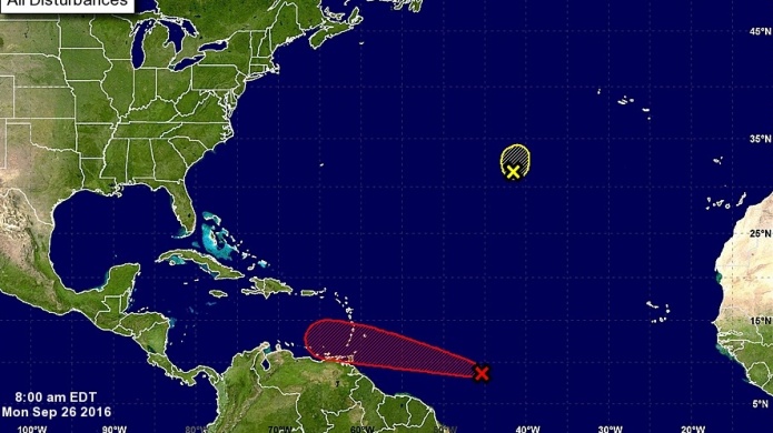 Sube el potencial ciclÃ³nico del Invest 97L en 48 horas, mientras podrÃ­a disminuir su movimiento de traslaciÃ³n...  