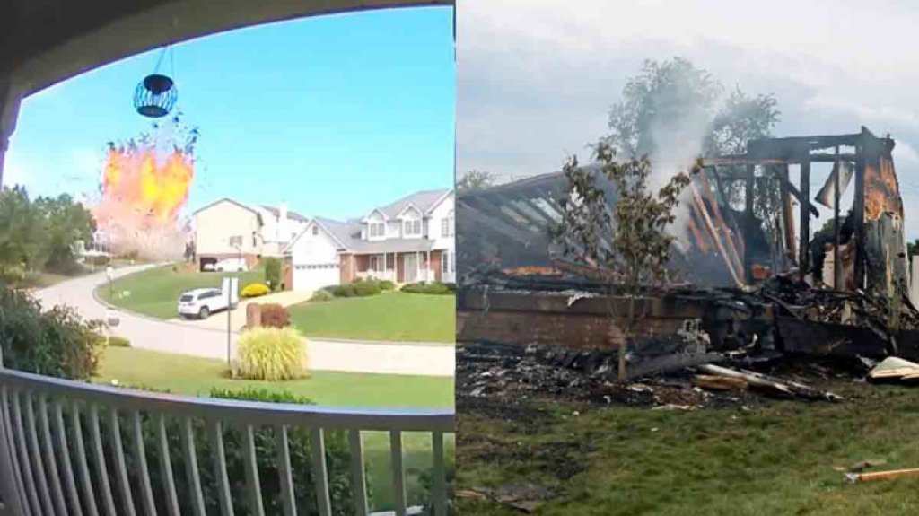  Espeluznante video capta la explosión de una casa en Pensilvania que deja 5 muertos 