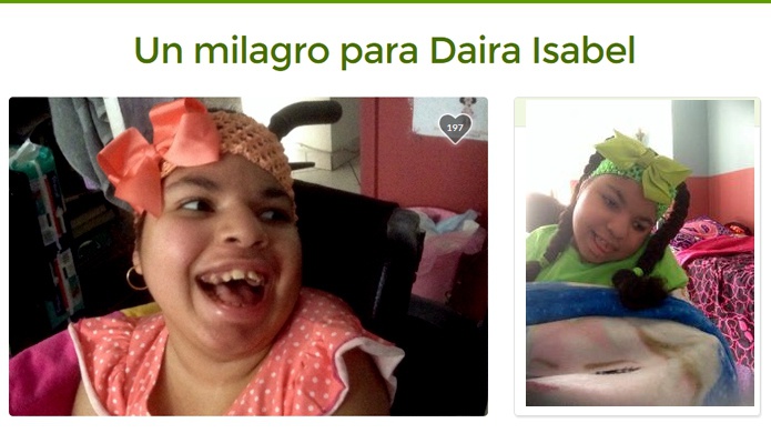 Madre Boricua pide ayuda para su hija con parÃ¡lisis cerebral infantil