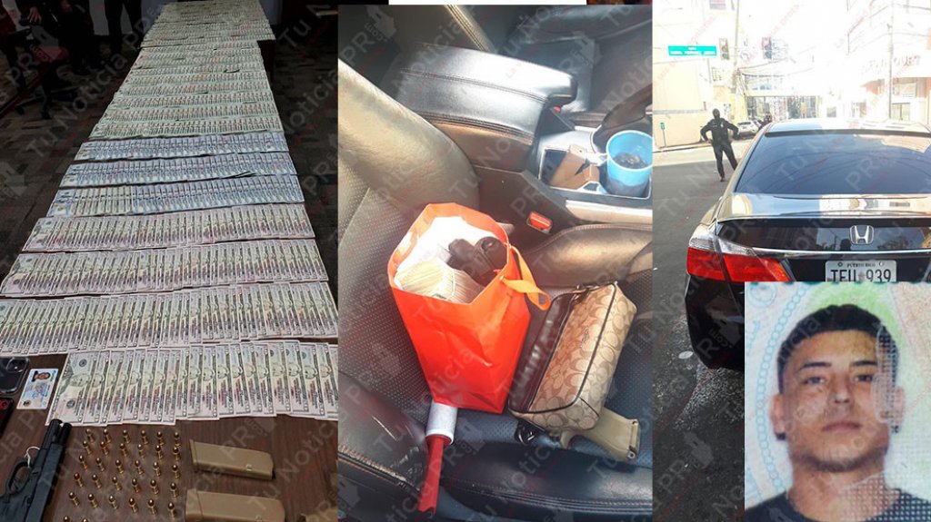  Municipales de San Juan arrestan residente de Kissimmee con dos pistolas y cerca de 30 mil d&oacute;lares 