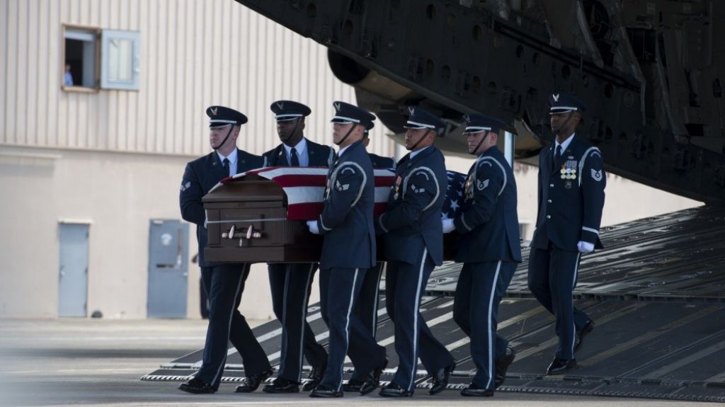  Guardia Nacional recibe restos de ocho de los militares ca&iacute;dos en accidente a&eacute;reo en Georgia 