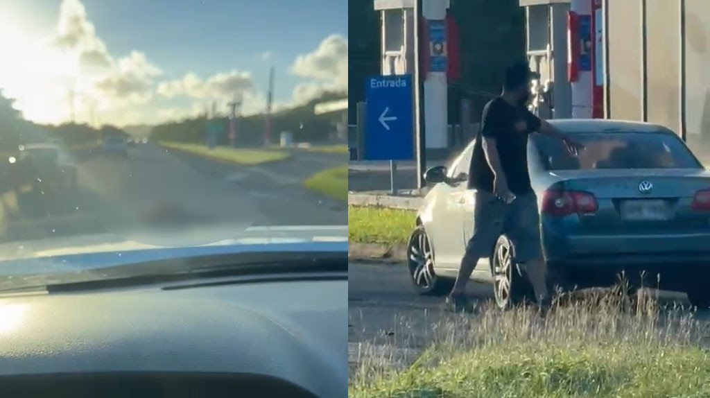  Video del desespero de un conductor luego de atropellar fatalmente a un hombre en Luquillo 