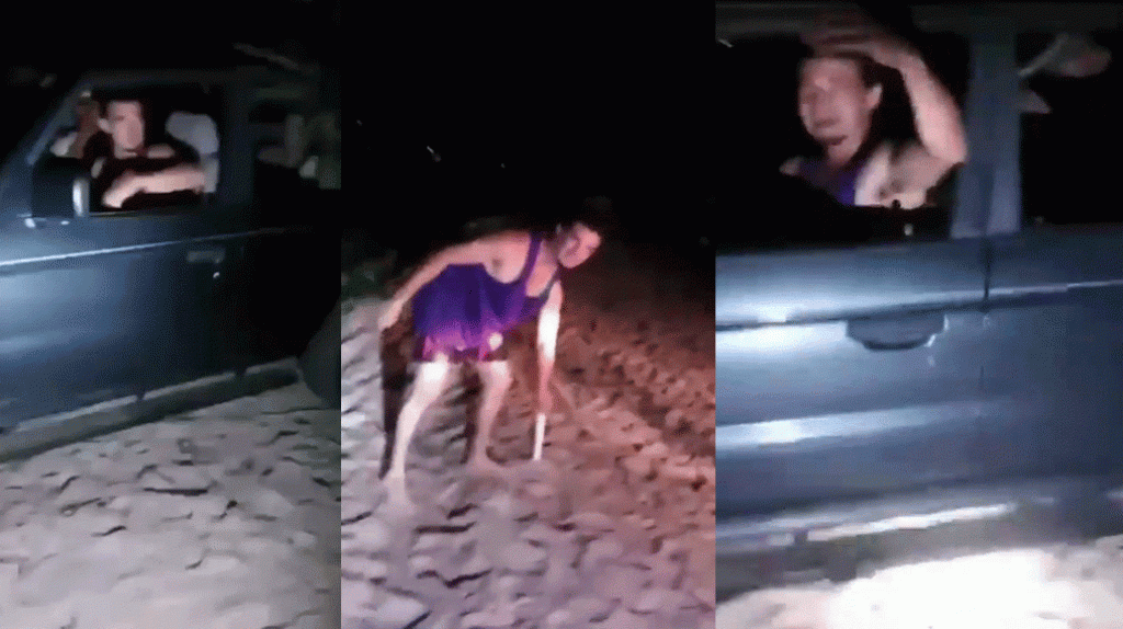  Video: Conductor en Vieques “Con la madre” de las borracheras intenta pasar por anidaje de tortugas 