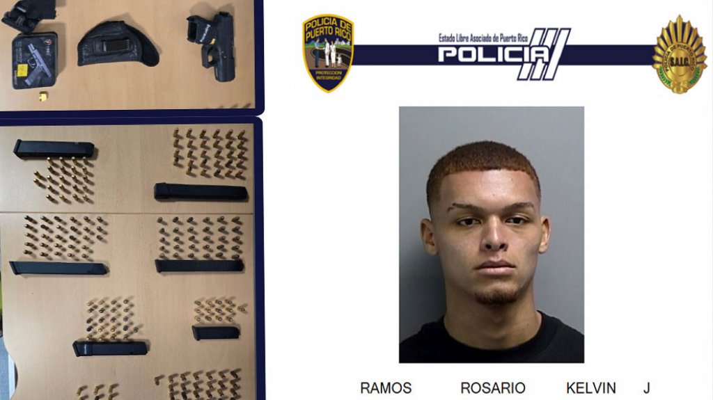  Video: Solo 10 mil de fianza a hombres arrestado con una pistola, chaleco y casi 200 municiones en Ponce 