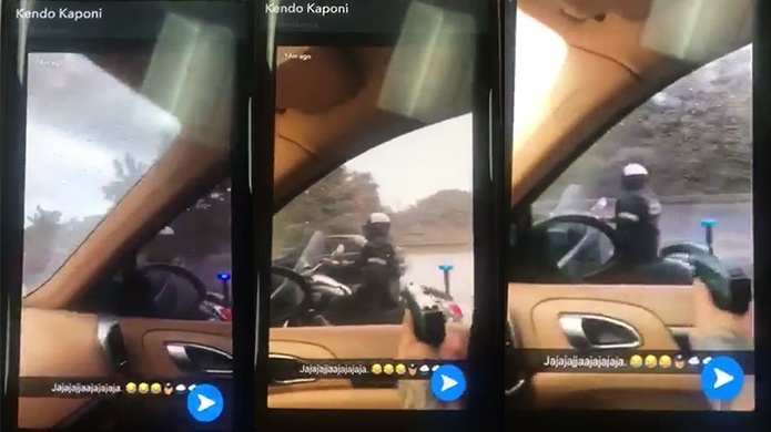Video: Apuntan con una pistola a un policía estatal y lo publican en Snapchat