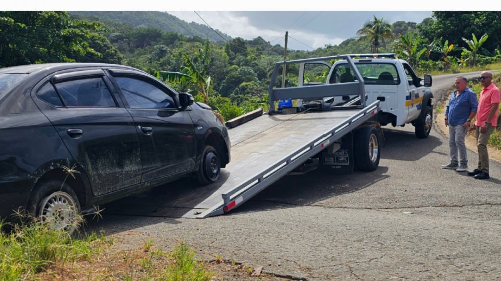  Policía interviene en taller de Adjuntas que vendía piezas de carros ilegales 