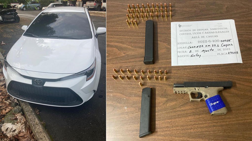  Detienen a dos sujetos por violaciones a la ley de armas 