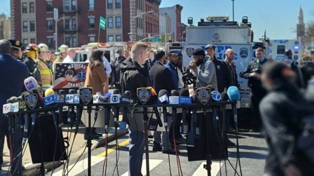  Trece las personas baleadas en el metro de Brooklyn en la mañana de hoy 