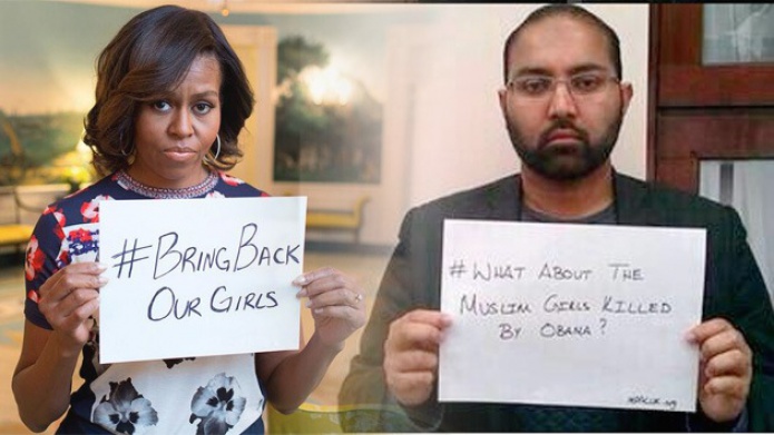 Internautas a Michelle Obama: "Su esposo ha matado a mÃ¡s niÃ±as que Boko Haram"