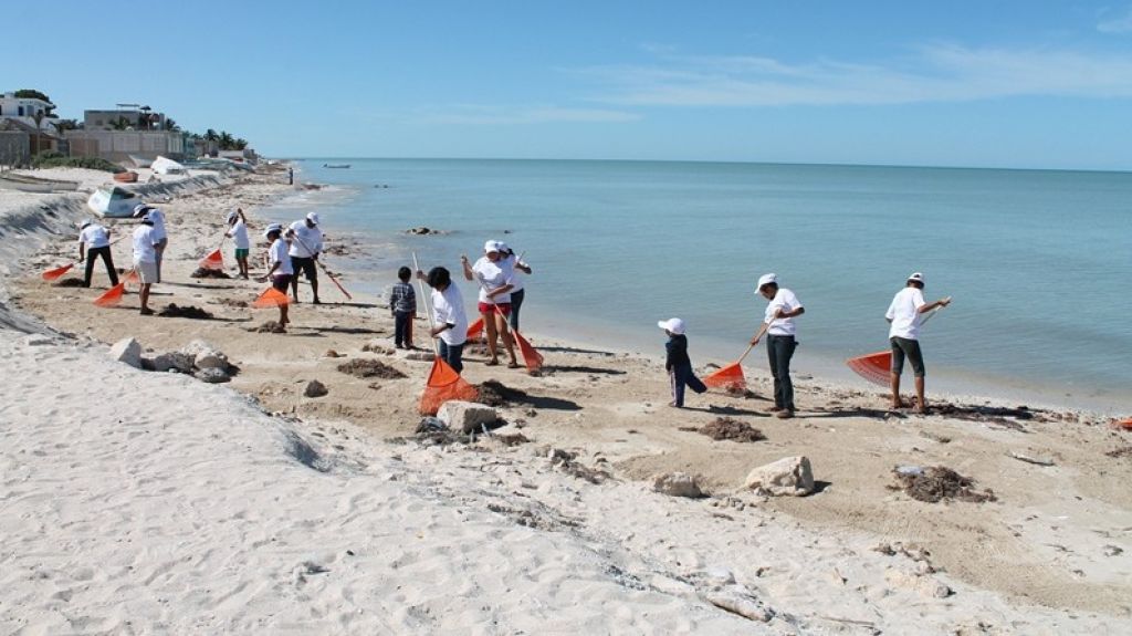  Efect&uacute;an limpieza de Balneario de Cerro Gordo 
