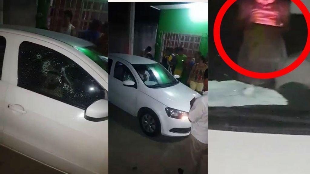  Impresionante video: tirotean a un hombre en su auto con su bebe, la ni&ntilde;a continuaba jugando con su Tablet 