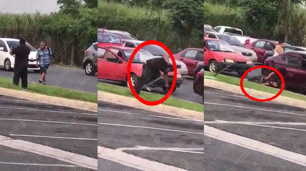  Video Viral: Hombre discut&iacute;a con otro en medio del tap&oacute;n y mientras amenaza se tropez&oacute; y &ldquo;se dio senda mata&rdquo; 
