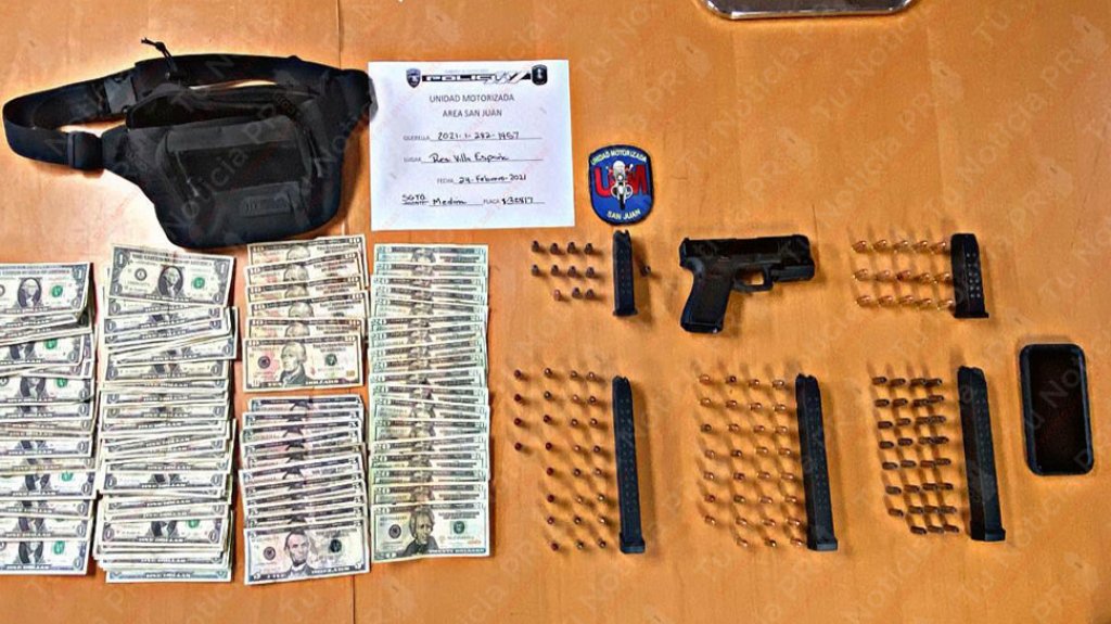  Arrestan un hombre con una pistola en residencial de San juan 