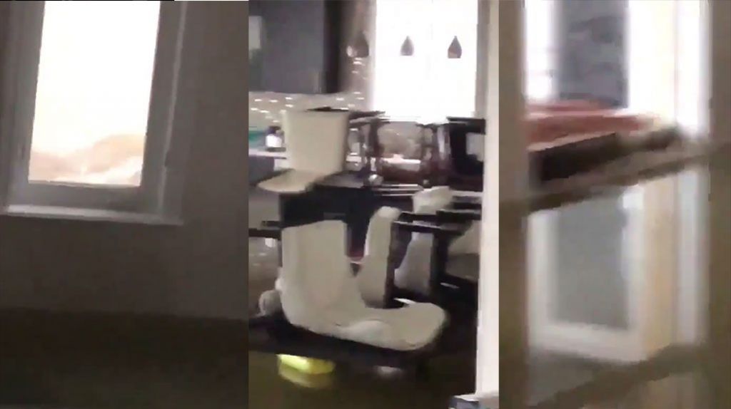  En video momento en que se inunda residencia por hurac&aacute;n Dorian en Grand Bahamas 