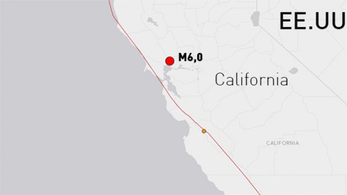 VÃ­deo: Sismo de magnitud 6,0 afecta una zona al norte de San Francisco