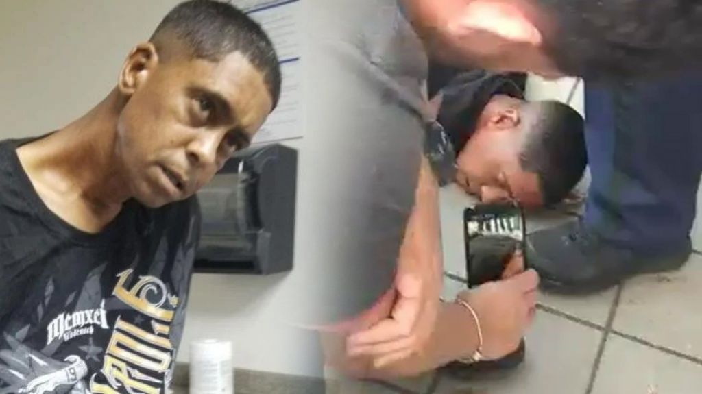  Publican video del momento en que ciudadanos le dieron paliza a hombre que apu&ntilde;alo empleada de centro m&eacute;dico 