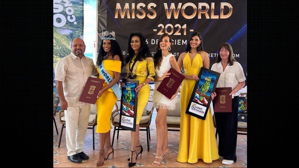  Alcalde de R&iacute;o Grande recibe a las candidatas de Miss Mundo 2021 