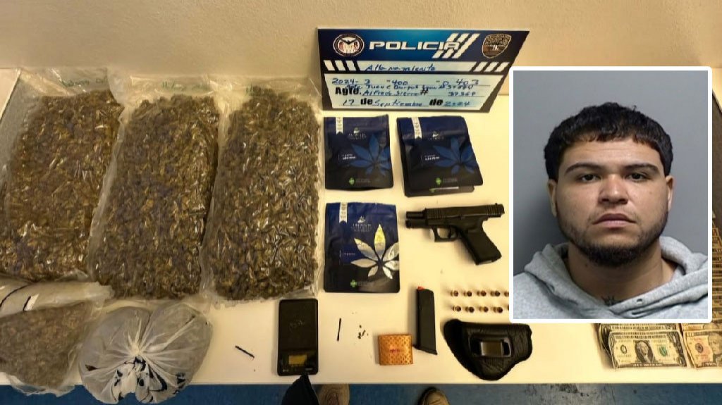  Radican cargos por drogas y armas a hombre arrestado en allanamiento en Ponce 