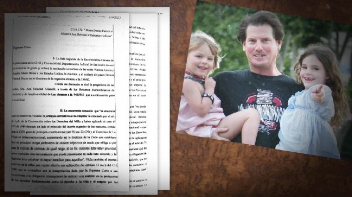 Padre estadounidense recupera a sus hijas "secuestradas" y llevadas a Argentina