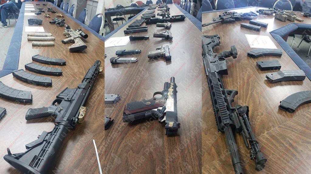  22 arrestados y arsenal de armas durante intervenciones en el &aacute;rea policiaca de Mayag&uuml;ez 