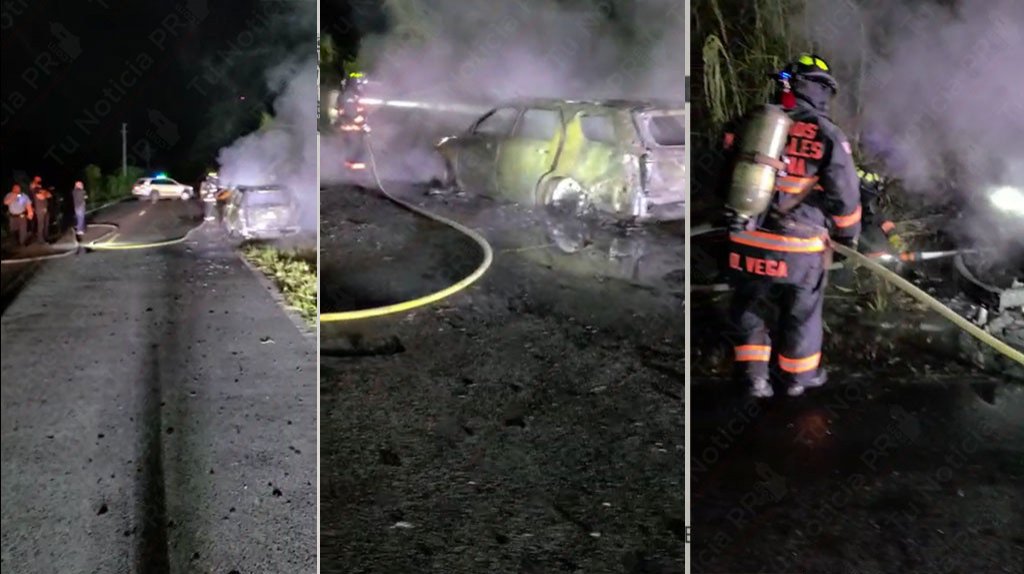  Video: Asesinan a un hombre y lo queman dentro de una guagua en Carolina 
