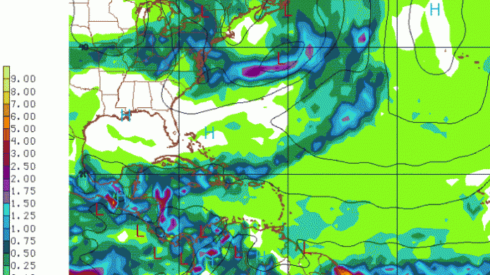 Algunos aguaceros y tronadas esta tarde....