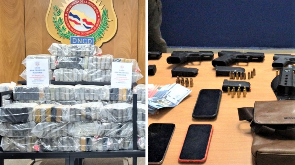  Arrestan a un teniente coronel, un sargento y un civil que transportaban 237 paquetes de cocaína 