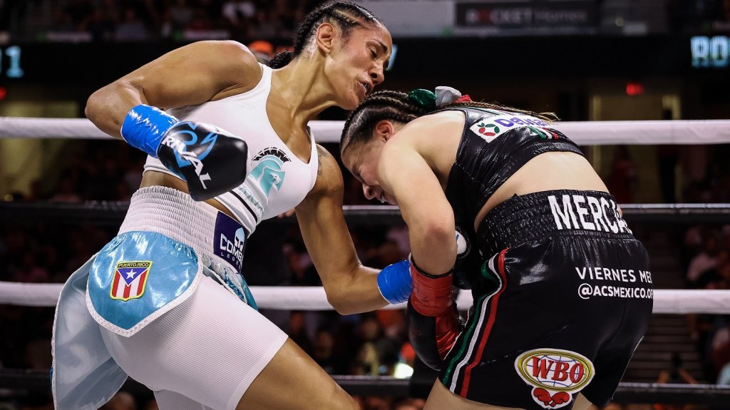  Amanda Serrano se alza con la victoria en duelo con la mexicana Yamileth Mercado 