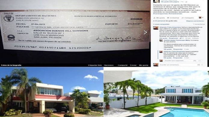 Increíble representante del partido popular asigna 15 mil dólares para reparar cancha en urbanización de lujo en San Juan.