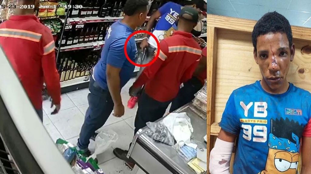  Video: As&iacute; quedo el asaltante que cogi&oacute; tremenda paliza en Rep&uacute;blica Dominicana 