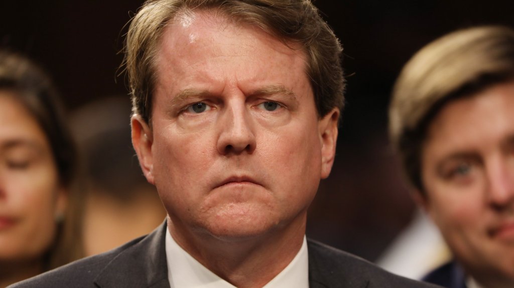  Exabogado Casa Blanca McGahn entre los investigados por Justicia 