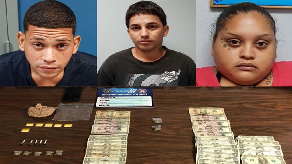  A la c&aacute;rcel 2 hombres y una mujer arrestados por drogas en Utuado 