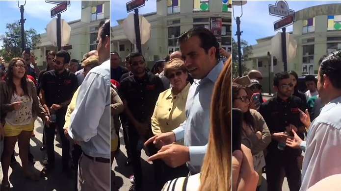  Video: Joven en Ponce trato de montársela a Ricky Rosello pero el "Flow y el manoteo" no le quedo bien