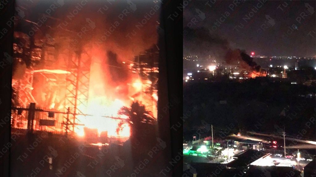  Apag&oacute;n masivo por explosi&oacute;n en sub estaci&oacute;n de San Juan 