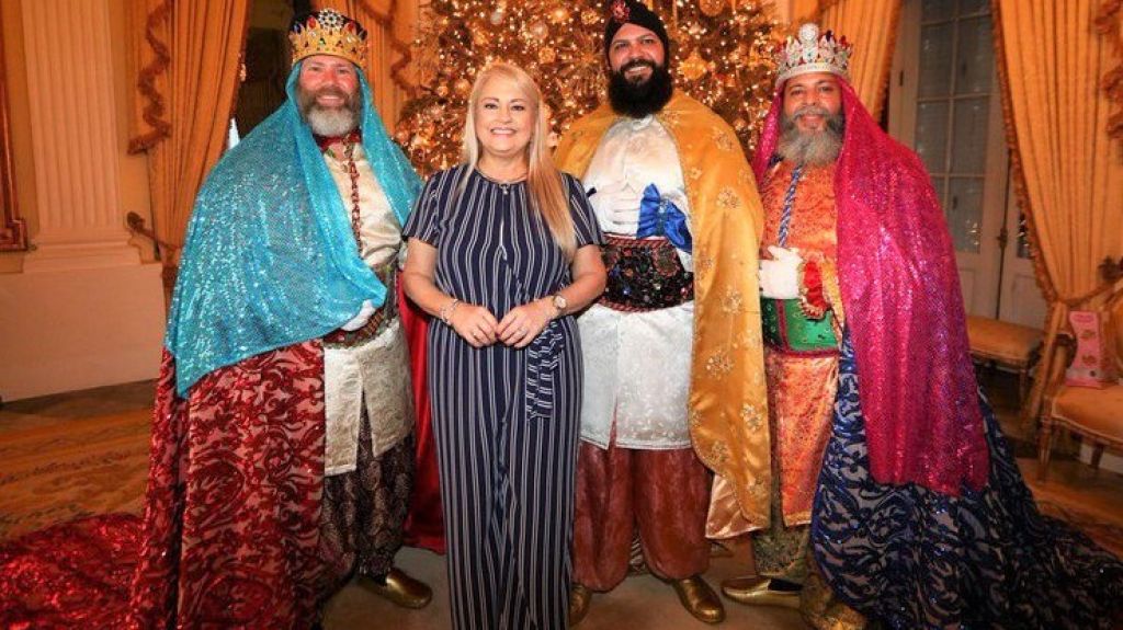  Gobernadora recibe en La Fortaleza a los Reyes Magos de Juana D&iacute;az 