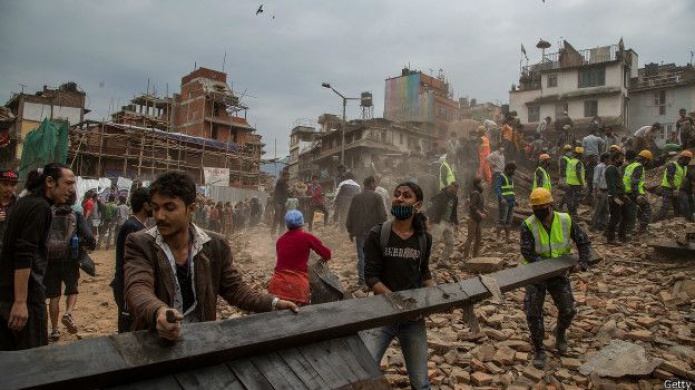 Las sobrecogedoras imÃ¡genes del terremoto en Nepal