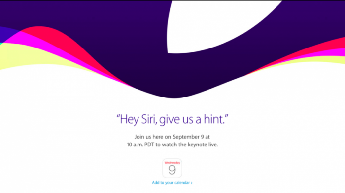 Apple confirma un evento para el 9 de septiembre