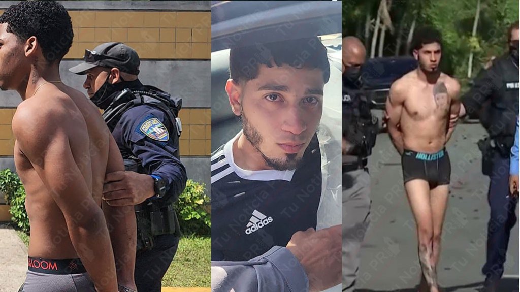  Video de los arrestados tras persecuci&oacute;n de Carolina a Trujillo Alto a 6 hombres vestidos de negro y armados 