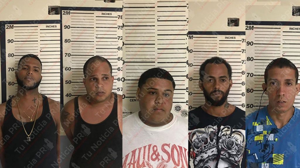  Cinco arrestados por drogas en Humacao 