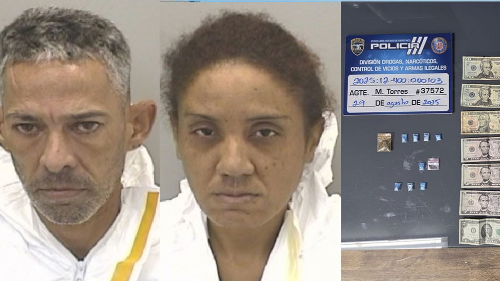  A la cárcel pareja arrestada con drogas en Fajardo 