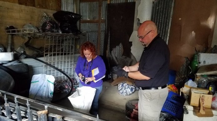 Productiva inspecciÃ³n en negocios de metales que se realiza en Caguas 