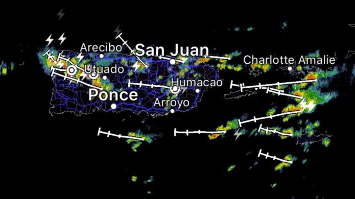 Fuertes lluvias por la interacciÃ³n de una vaguada y una onda tropical