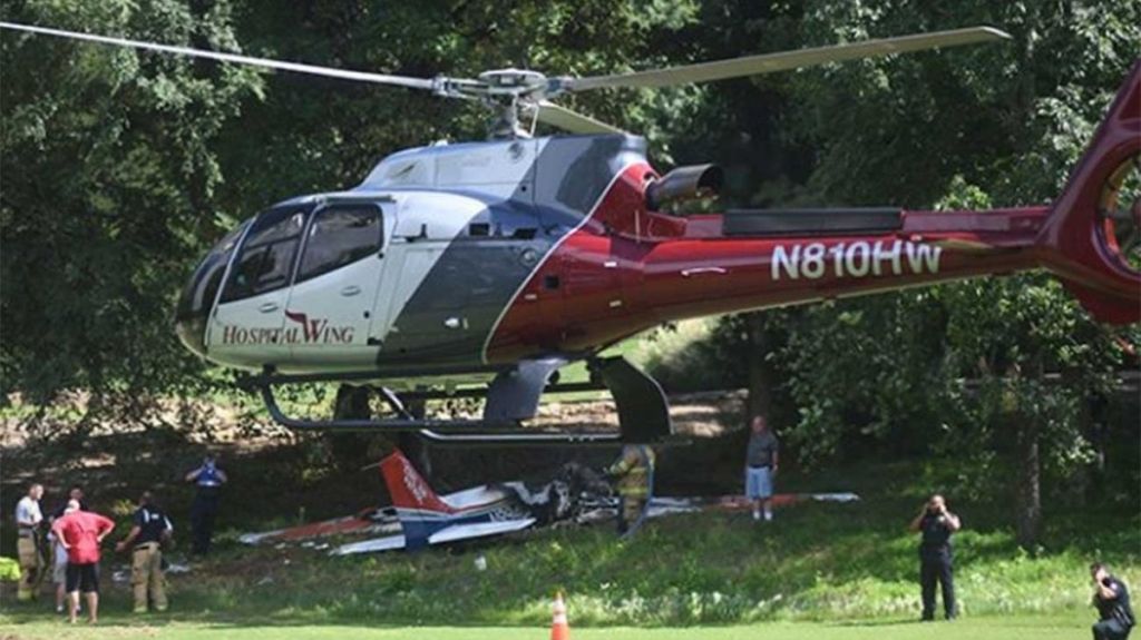  Avioneta cae a campo de golf en Mississippi 