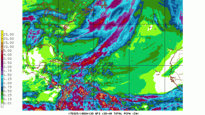 PatrÃ³n meteorolÃ³gico hÃºmedo e inestable promoverÃ¡ el potencial de inundaciones menores.